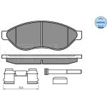 Bremsbelagsatz Fiat P. Ducato 06- Adowno— 1100/1500 025 244 6819/W1 Bremsbelagsatz Fiat P. Ducato 06- Adowno— 1100/1500 025 244 6819/W1