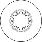 85 481 057 Bremsscheibe VA DF2625 85 481 057 Bremsscheibe VA DF2625