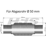 Flexrohr mit Schellen 83 00 8416 Flexrohr mit Schellen 83 00 8416