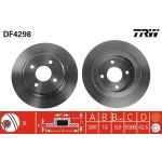 TRW Bremsscheibe Hinterachse DF4298 TRW Bremsscheibe Hinterachse DF4298