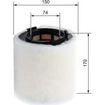 Luftfilter F 026 400 391 Luftfilter F 026 400 391