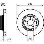 Bremsscheibe VA 0 986 479 265 Bremsscheibe VA 0 986 479 265