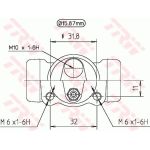 TRW Radbremszylinder BWB130 TRW Radbremszylinder BWB130
