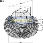 Kupplung, K÷hlerl Nach VC-101 Kupplung, K÷hlerl Nach VC-101