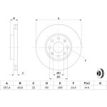 Bremsscheibe 0 986 479 B89 Bremsscheibe 0 986 479 B89