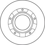 Bremsscheibe Ford T. Transit 06 DF4821S