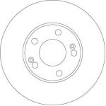 TRW Bremsscheibe Hyundai P. Santa DF4291 TRW Bremsscheibe Hyundai P. Santa DF4291