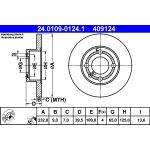 Bremsscheibe Vw T.Polo/Lupo 96-05 24.0109-0124.1 Bremsscheibe Vw T.Polo/Lupo 96-05 24.0109-0124.1