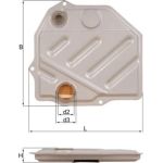 MAHLE Hydraulikfilter, Automatikgetriebe HX 46 MAHLE Hydraulikfilter, Automatikgetriebe HX 46