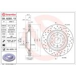 Bremsscheibe HA Xtra 09.A200.1X Bremsscheibe HA Xtra 09.A200.1X
