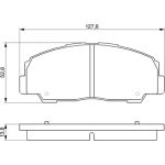 Bosch Bremsbelagsatz 0 986 424 297 Bosch Bremsbelagsatz 0 986 424 297