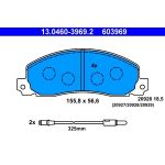 ATE Bremsbelagsatz 13.0460-3969.2 ATE Bremsbelagsatz 13.0460-3969.2