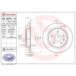 10 482 022 Bremsscheibe HA 08.A970.10 10 482 022 Bremsscheibe HA 08.A970.10