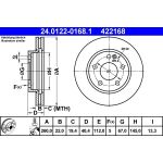 Bremsscheibe Db P. W168 1.4-1.9 97-04 24.0122-0168.1 Bremsscheibe Db P. W168 1.4-1.9 97-04 24.0122-0168.1