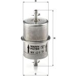 MANN-FILTER Kraftstofffilter WK 43/8 MANN-FILTER Kraftstofffilter WK 43/8