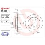 89 481 037 Bremsscheibe VA 09.C220.10 89 481 037 Bremsscheibe VA 09.C220.10