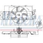 Nissens Kühlerlüfter PKW 85712