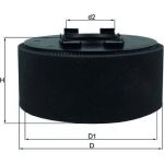 MAHLE Luftfilter LX 870 MAHLE Luftfilter LX 870