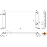NRF Kühler 53603A NRF Kühler 53603A