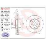 Bremsscheibe VA 09.D880.11 Bremsscheibe VA 09.D880.11