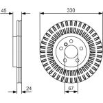 Bremsscheibe 0 986 479 C94 Bremsscheibe 0 986 479 C94