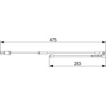 Bosch Bremsbelagverschleißsensor 1987473548 Bosch Bremsbelagverschleißsensor 1987473548