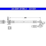 ATE Bremsschlauch 24.5281-0198.3
