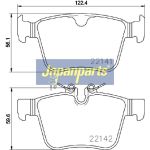 Japanparts Bremsbeläge PP-0313AF Japanparts Bremsbeläge PP-0313AF