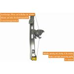 VAICO V20-0656 Fensterheber hinten rechts, ohne Motor, elektrisch VAICO V20-0656 Fensterheber hinten rechts, ohne Motor, elektrisch
