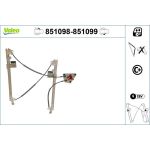 VALEO 851099 Fensterheber VALEO 851099 Fensterheber