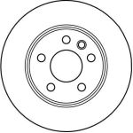 Bremsscheibe Vw T. T4 96 DF4047