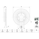 Bremsscheibe 0 986 479 E76 Bremsscheibe 0 986 479 E76
