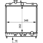 MAHLE Kühler, Motorkühlung CR 194 000S MAHLE Kühler, Motorkühlung CR 194 000S