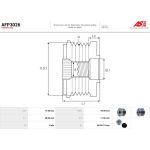 AFP3026 AS-PL Lichtmaschinenfreilauf AFP3026 AFP3026 AS-PL Lichtmaschinenfreilauf AFP3026