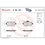 BREMBO Bremsklötze HA P 50 101