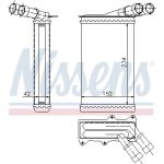 Heizkühler PKW 71156 Heizkühler PKW 71156