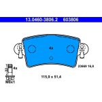 Bremsbelagsatz Opel T. Movano 1.9-3.0 Dti 98 13.0460-3806.2 Bremsbelagsatz Opel T. Movano 1.9-3.0 Dti 98 13.0460-3806.2