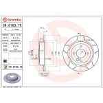 11 482 031M Bremsscheibe HA Brembo Max 08.9163.75 11 482 031M Bremsscheibe HA Brembo Max 08.9163.75
