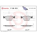 BREMBO Bremsklötze VA P 06 012 BREMBO Bremsklötze VA P 06 012