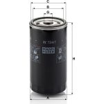 MANN-FILTER Ölfilter W 724/1