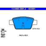 Bremsbelagsatz Alfa T. Mito 08 13.0460-3991.2 Bremsbelagsatz Alfa T. Mito 08 13.0460-3991.2