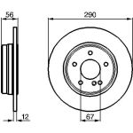 Bremsscheibe HA 0 986 478 899 Bremsscheibe HA 0 986 478 899