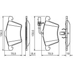 0 986 494 415 Bosch Bremsbelagsatz 0 986 494 415 0 986 494 415 Bosch Bremsbelagsatz 0 986 494 415