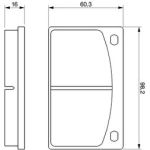 Bosch Bremsbelagsatz 0 986 462 001 Bosch Bremsbelagsatz 0 986 462 001