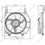 Lüfter Motorkühlung 47077 Lüfter Motorkühlung 47077