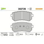 VALEO Bremsbeläge 302726 VALEO Bremsbeläge 302726