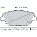 Valeo Bremsbelagsatz 601374 Valeo Bremsbelagsatz 601374