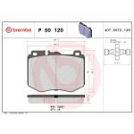 BREMBO Bremsklötze VA P 50 120 BREMBO Bremsklötze VA P 50 120