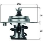 TX 7 83D MAHLE Kühlmittelthermostat TX 7 83D, 83 °C – u. a. für Toyota Celica Coupé (_A2_), (_A4_), Supra (_A7_) – OE Nummer 90916-03035 - l TX 7 83D MAHLE Kühlmittelthermostat TX 7 83D, 83 °C – u. a. für Toyota Celica Coupé (_A2_), (_A4_), Supra (_A7_) – OE Nummer 90916-03035 - l