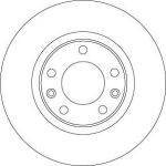 70 482 030 Bremsscheibe HA DF6656 70 482 030 Bremsscheibe HA DF6656